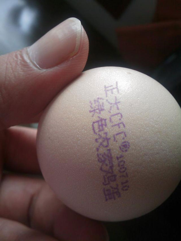 生产商必需相识小字符鸡蛋喷码机在使用中泛起散点的因素是什么？