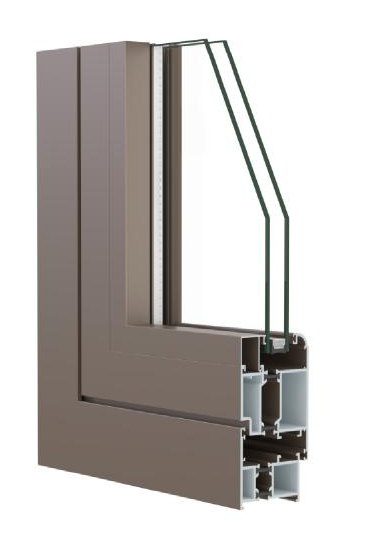 1b50f20a5e129c8e WYD-M55 Thermal Break Outward Open Casement Door