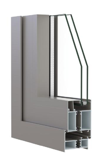 2b168fda61f5c6fc WY-B70GRM Thermal Break Outward Open Casement Door