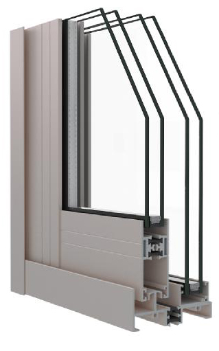 604b16da1f6b0be6 WDGT88 Single Track Thermal Break Sliding Door