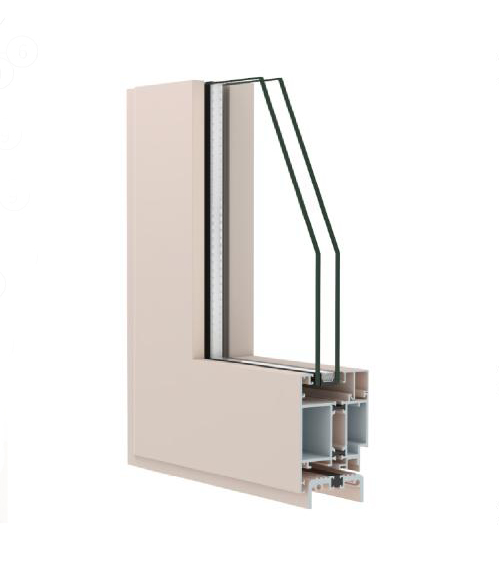 991374aa04134b3a WY-GR65ZM Glue Injection Thermal Break Outward Open Casement Door